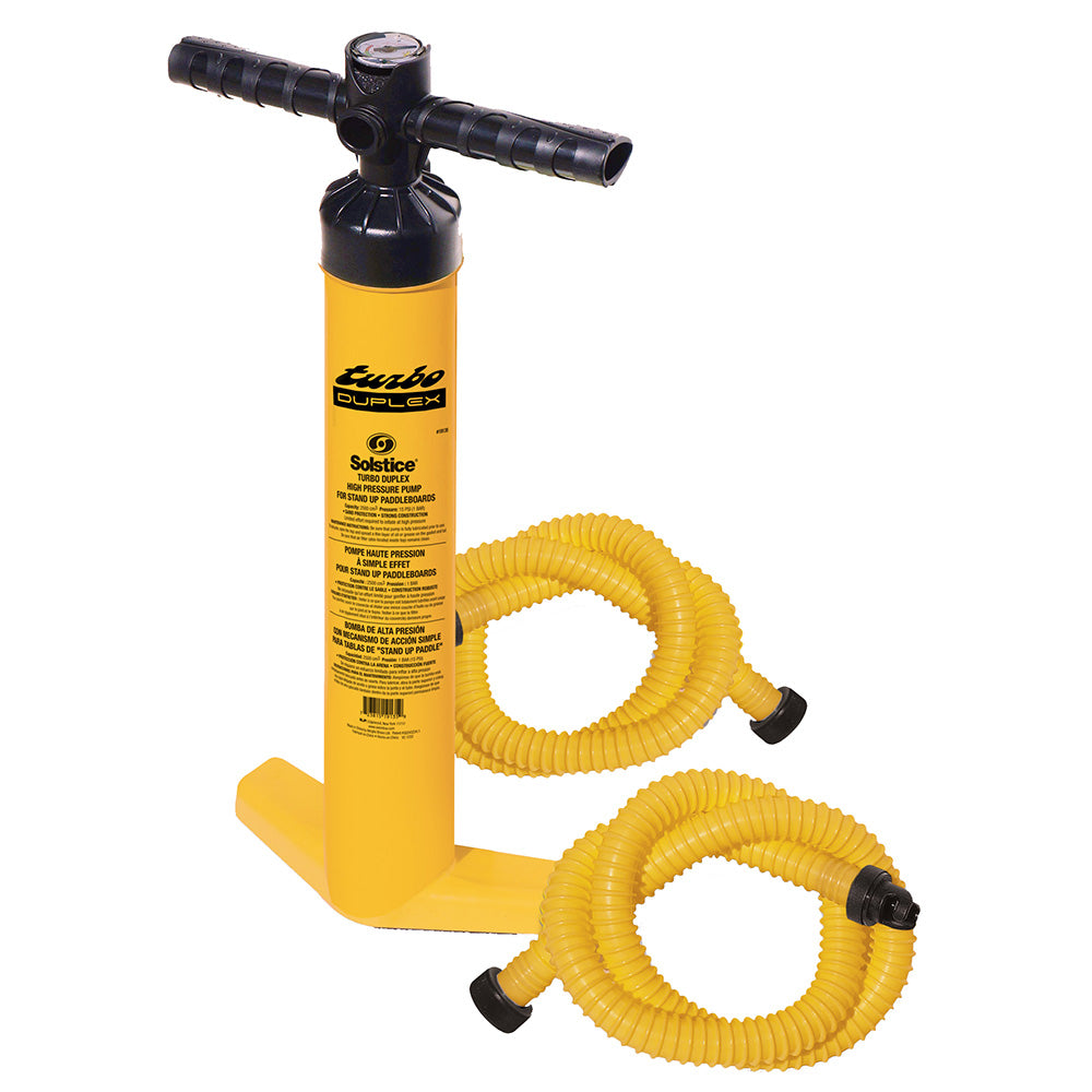 Solstice Watersports Turbo Duplex High Pressure Pump wGauge 2 Hoses 19135