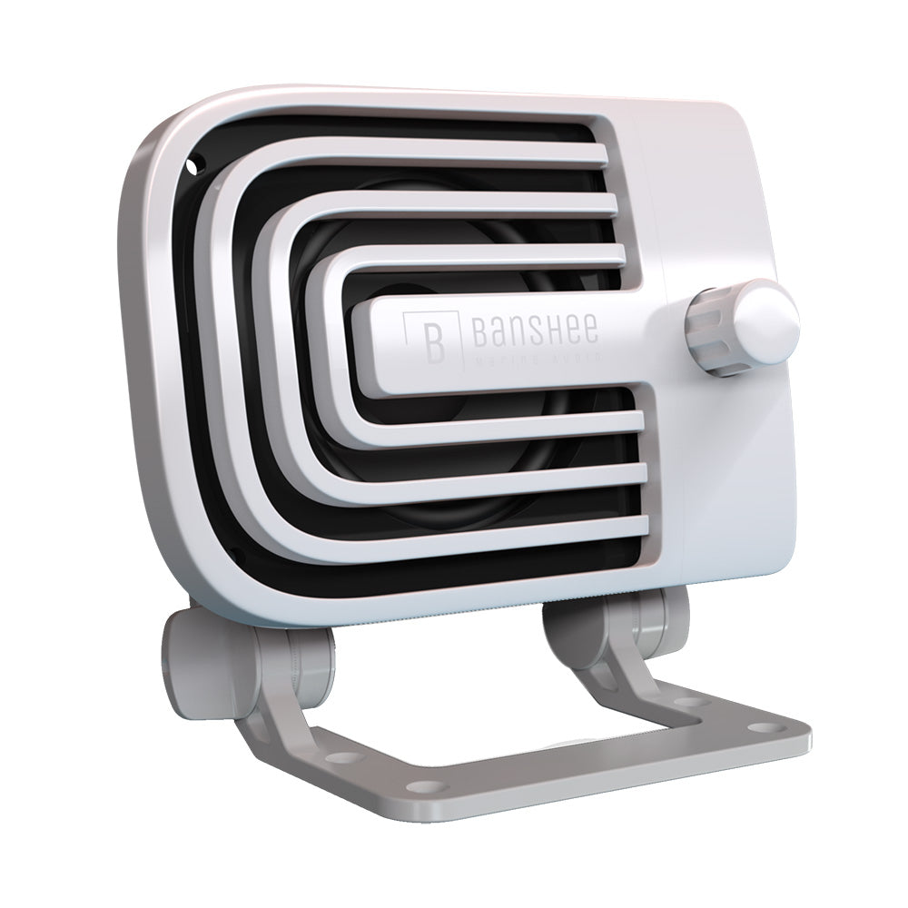 Banshee Marine Active External VHF Speaker White BARVA1W