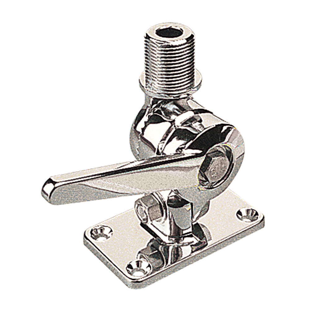 SeaDog Adjustable Antenna Base Die Cast Zinc Chrome Plated 3293001