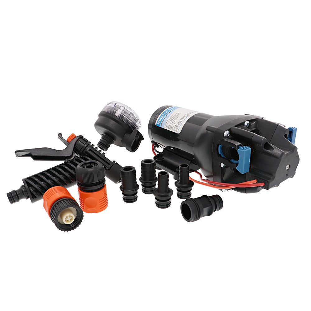 Jabsco HotShot HD4 Heavy Duty Washdown Pump 12V 4 GPM 60 PSI Q401J118N3A