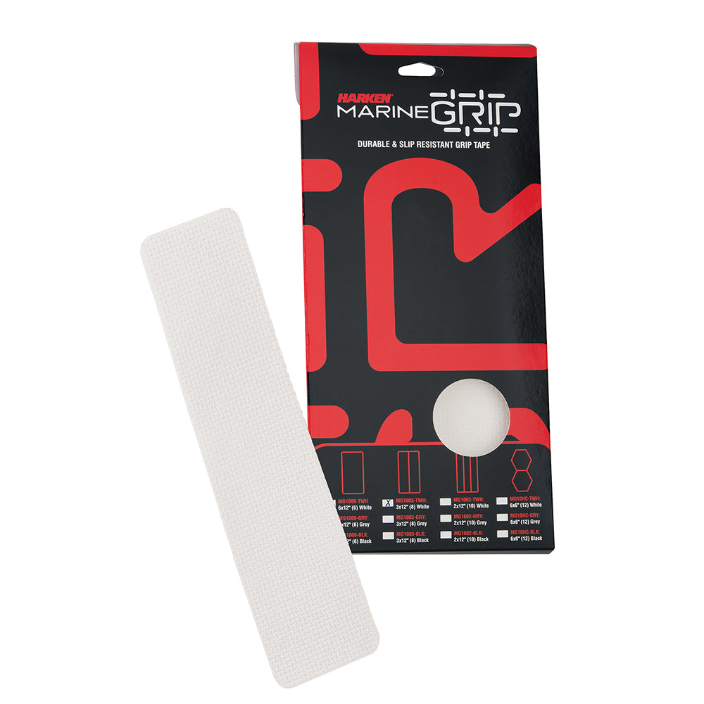 Harken Marine Grip Tape  3 x 12  Translucent White  8 Pieces MG1003TWH