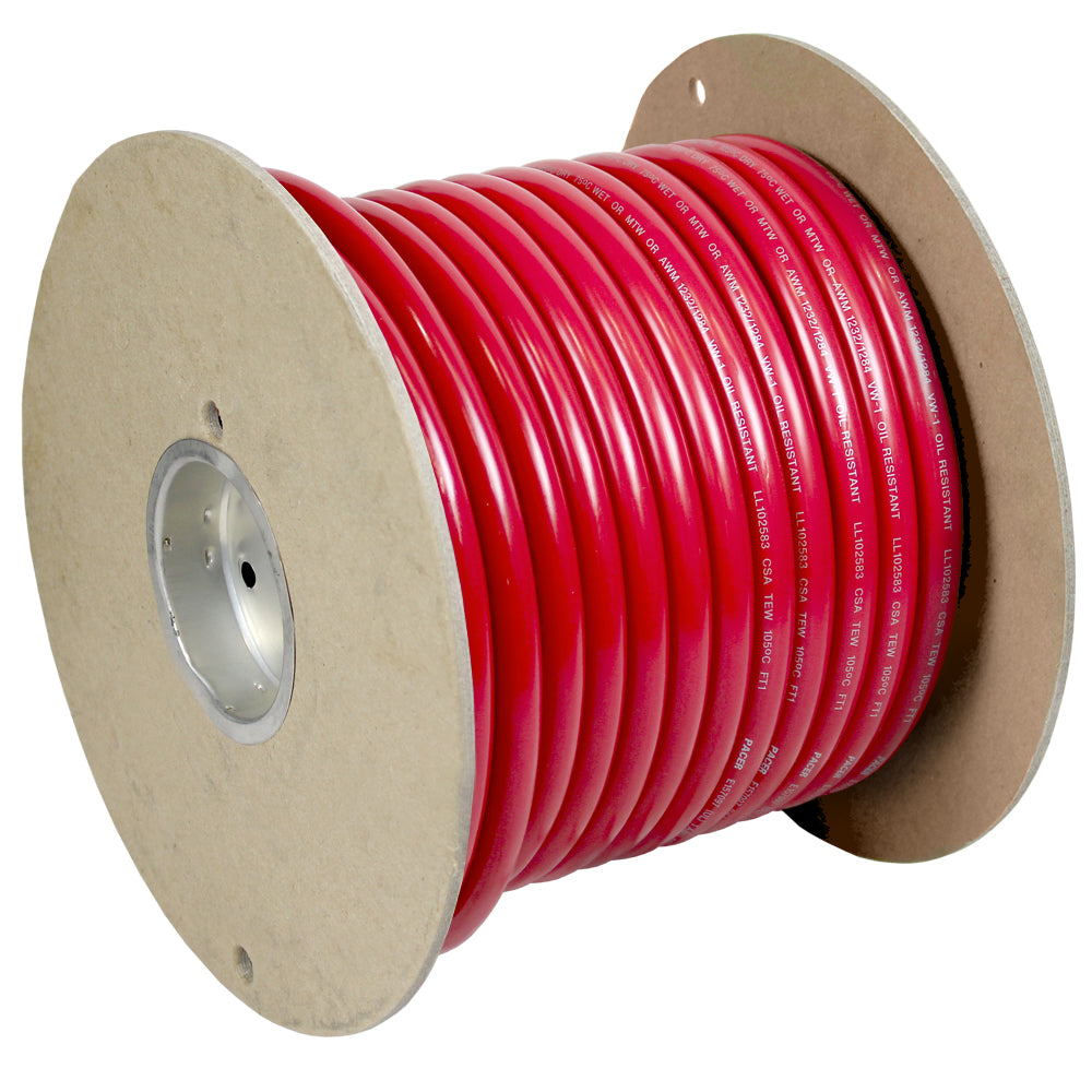 Pacer Red 4 AWG Battery Cable  100 WUL4RD100