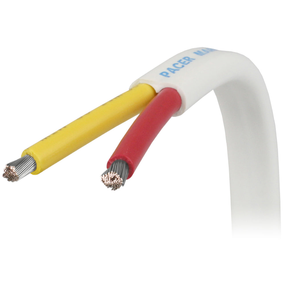 Pacer 82 AWG Safety Duplex Cable  RedYellow  50 W82RYW50