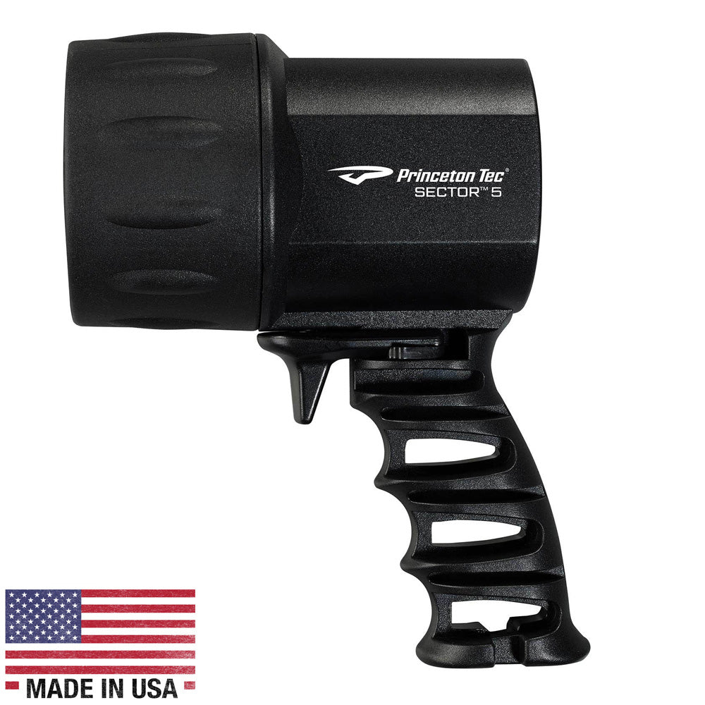 Princeton Tec Sector 5 Spotlight  Black S522BK